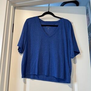 Universal Thread Relaxed V-Neck Tee in Royal Blue